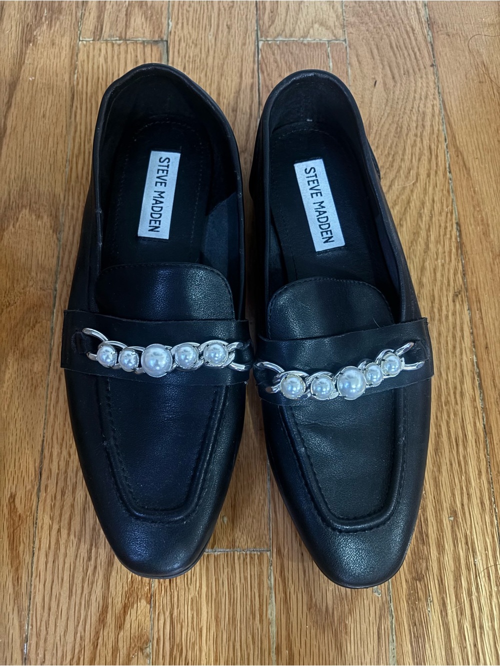 Steve Madden Loafers with pearls